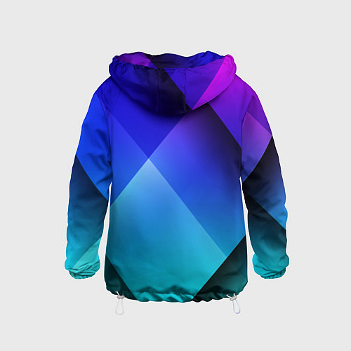 Детская ветровка Color blue / 3D-Белый – фото 2