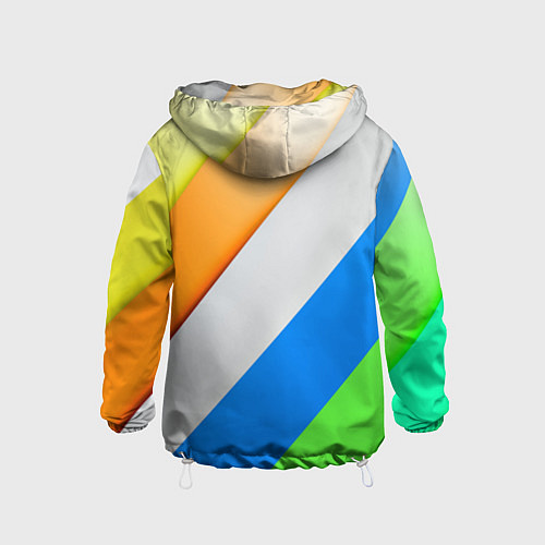 Детская ветровка Striped / 3D-Белый – фото 2