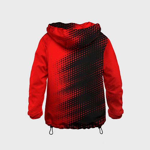 Детская ветровка Citroen - red gradient по-вертикали / 3D-Черный – фото 2