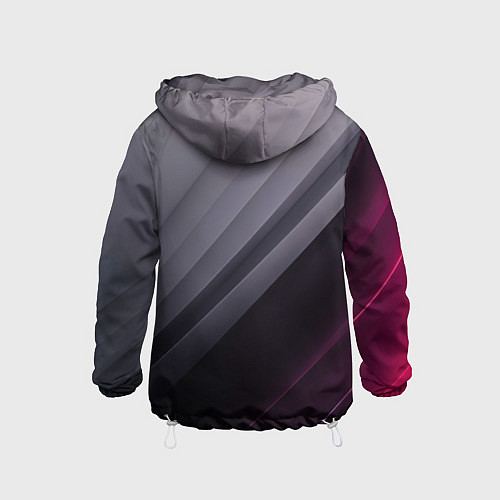 Детская ветровка Color black grey / 3D-Белый – фото 2