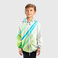 Ветровка с капюшоном детская Multicolored, цвет: 3D-белый — фото 2
