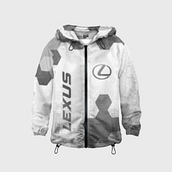 Детская ветровка Lexus - white gradient вертикально