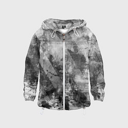 Детская ветровка Абстракция - atomic gray