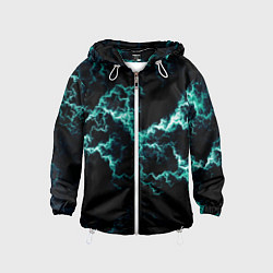 Детская ветровка Lightning light blue glow
