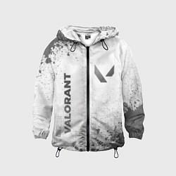 Детская ветровка Valorant - white gradient вертикально