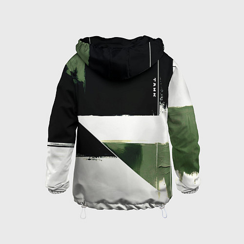 Детская ветровка Tank логотип машины / 3D-Белый – фото 2