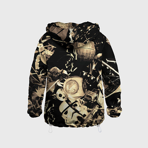 Детская ветровка Дарт Вейдер Йода Чубакка и другие из Star Wars / 3D-Белый – фото 2