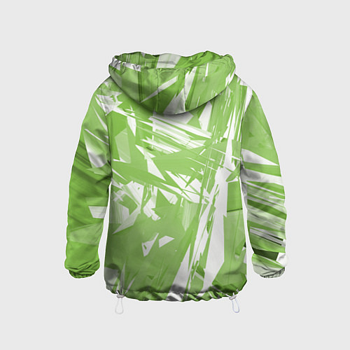 Детская ветровка Color white green / 3D-Белый – фото 2