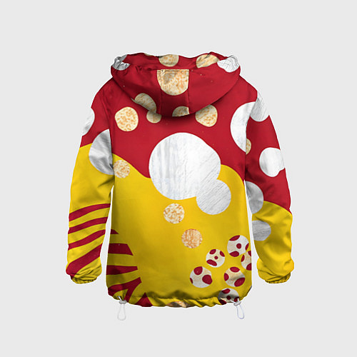 Детская ветровка Анималистичный паттерн / 3D-Белый – фото 2