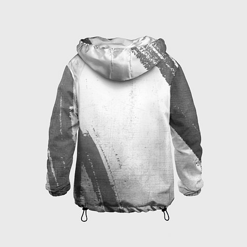 Детская ветровка Exeed - white gradient вертикально / 3D-Черный – фото 2