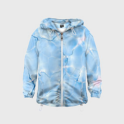 Детская ветровка Прозрачная голубая вода