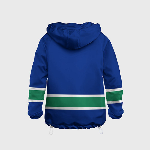 Детская ветровка Ванкувер Кэнакс хоккей / 3D-Белый – фото 2