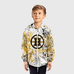 Ветровка с капюшоном детская Boston Bruins NHL white, цвет: 3D-белый — фото 2
