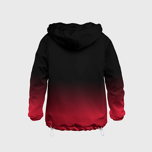 Детская ветровка Чикаго Блэкхокс - градиент / 3D-Белый – фото 2