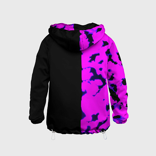 Детская ветровка Monster energy neon camo / 3D-Белый – фото 2