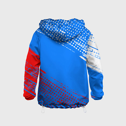 Детская ветровка Патриот - флаг / 3D-Белый – фото 2