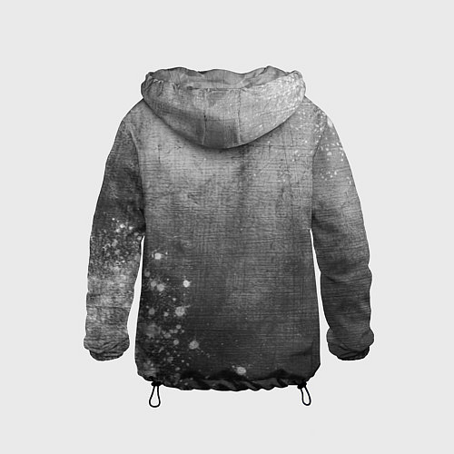 Детская ветровка Assassins Creed - grey gradient вертикально / 3D-Черный – фото 2