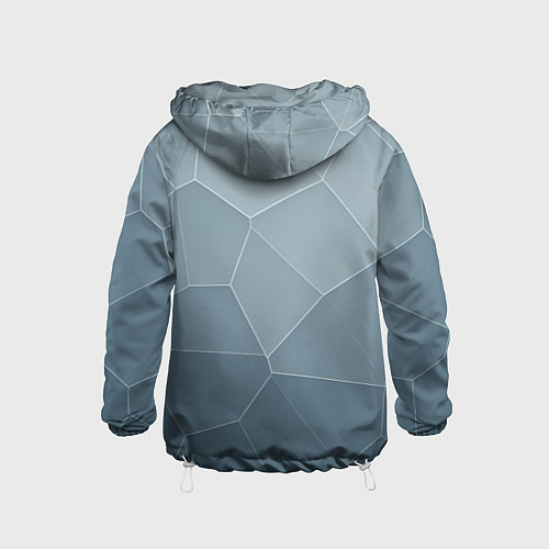 Детская ветровка Текстура из неровных плит / 3D-Белый – фото 2