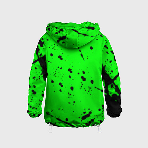 Детская ветровка Monster energy кислотные брызги / 3D-Белый – фото 2