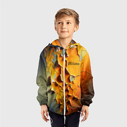 Ветровка с капюшоном детская Peeling plaster - Milano, цвет: 3D-белый — фото 2