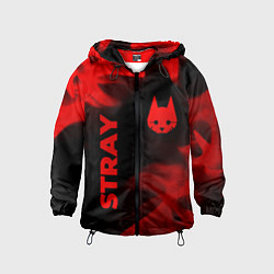 Детская ветровка Stray - red gradient вертикально