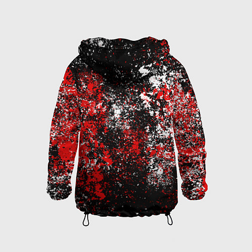 Детская ветровка Торонто Рэпторс - цветовой хаос / 3D-Черный – фото 2