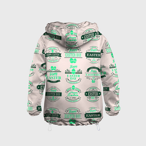 Детская ветровка Easter turquoise / 3D-Белый – фото 2