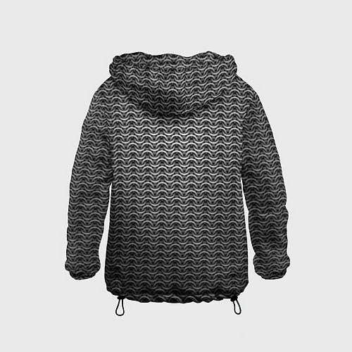 Детская ветровка Стальная кольчуга воинов / 3D-Черный – фото 2