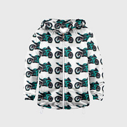 Детская ветровка Motorbike light blue