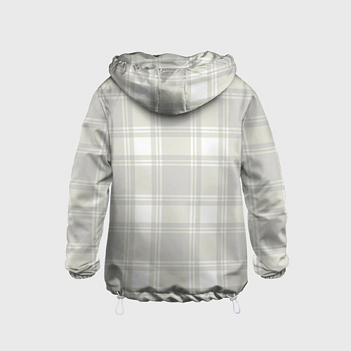 Детская ветровка Checked white completely / 3D-Белый – фото 2
