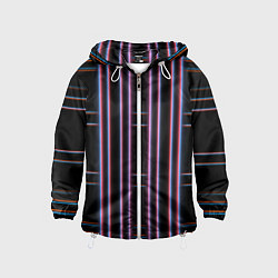 Детская ветровка Neon red blue black