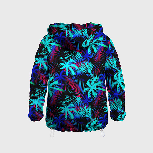 Детская ветровка Palm blue light blue / 3D-Белый – фото 2