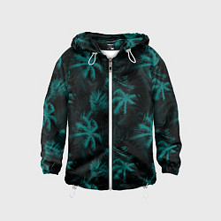 Детская ветровка Palm light blue dark