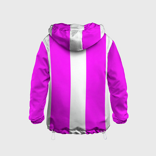 Детская ветровка Color white pink line / 3D-Белый – фото 2