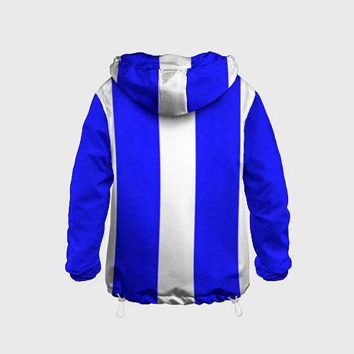 Детская ветровка Color white blue line / 3D-Белый – фото 2