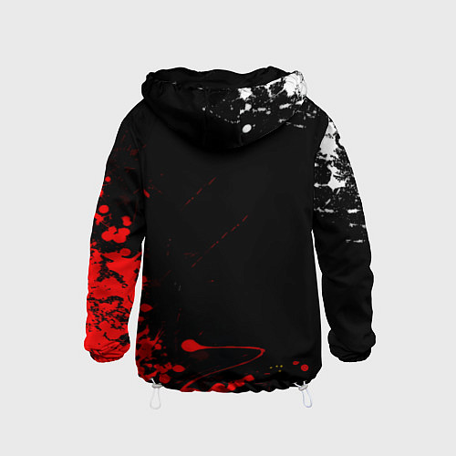 Детская ветровка Doom краски всплеск / 3D-Белый – фото 2