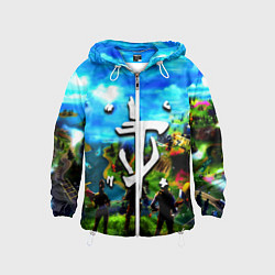 Детская ветровка Fortnite x doom logo