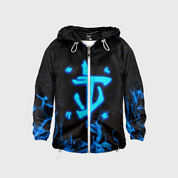 Детская ветровка Дум огонь лого