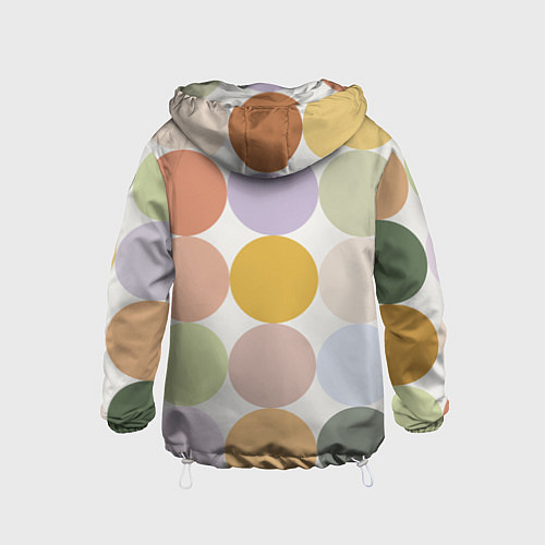 Детская ветровка Цветочный горошек / 3D-Белый – фото 2