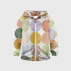 Детская ветровка Цветочный горошек