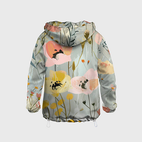 Детская ветровка Цветы и цветочки / 3D-Белый – фото 2