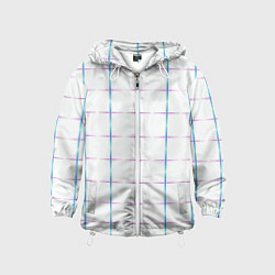 Детская ветровка Color white blue stripes