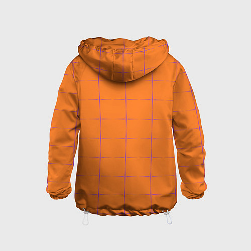 Детская ветровка Color orange stripe / 3D-Белый – фото 2