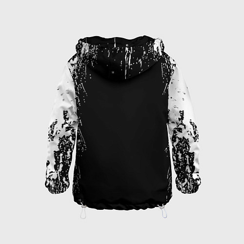 Детская ветровка Doom краска белая текстура / 3D-Белый – фото 2