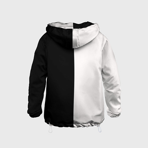 Детская ветровка Солнце черно-белое / 3D-Белый – фото 2