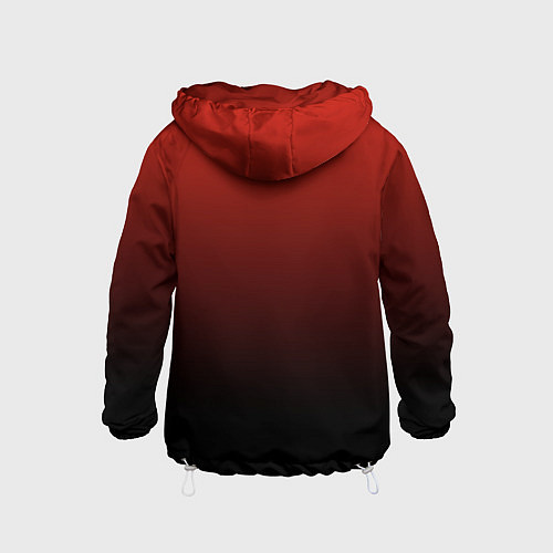 Детская ветровка Red gradient / 3D-Белый – фото 2