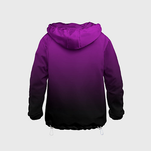 Детская ветровка Purple gradient / 3D-Белый – фото 2