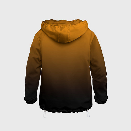 Детская ветровка Orange gradient / 3D-Белый – фото 2