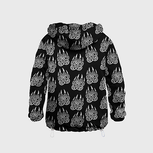 Детская ветровка Doom хищник леса / 3D-Белый – фото 2