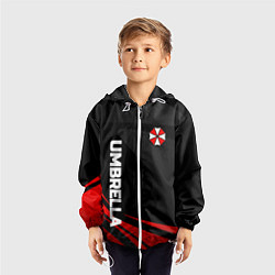 Ветровка с капюшоном детская Umbrella - спорт, цвет: 3D-белый — фото 2